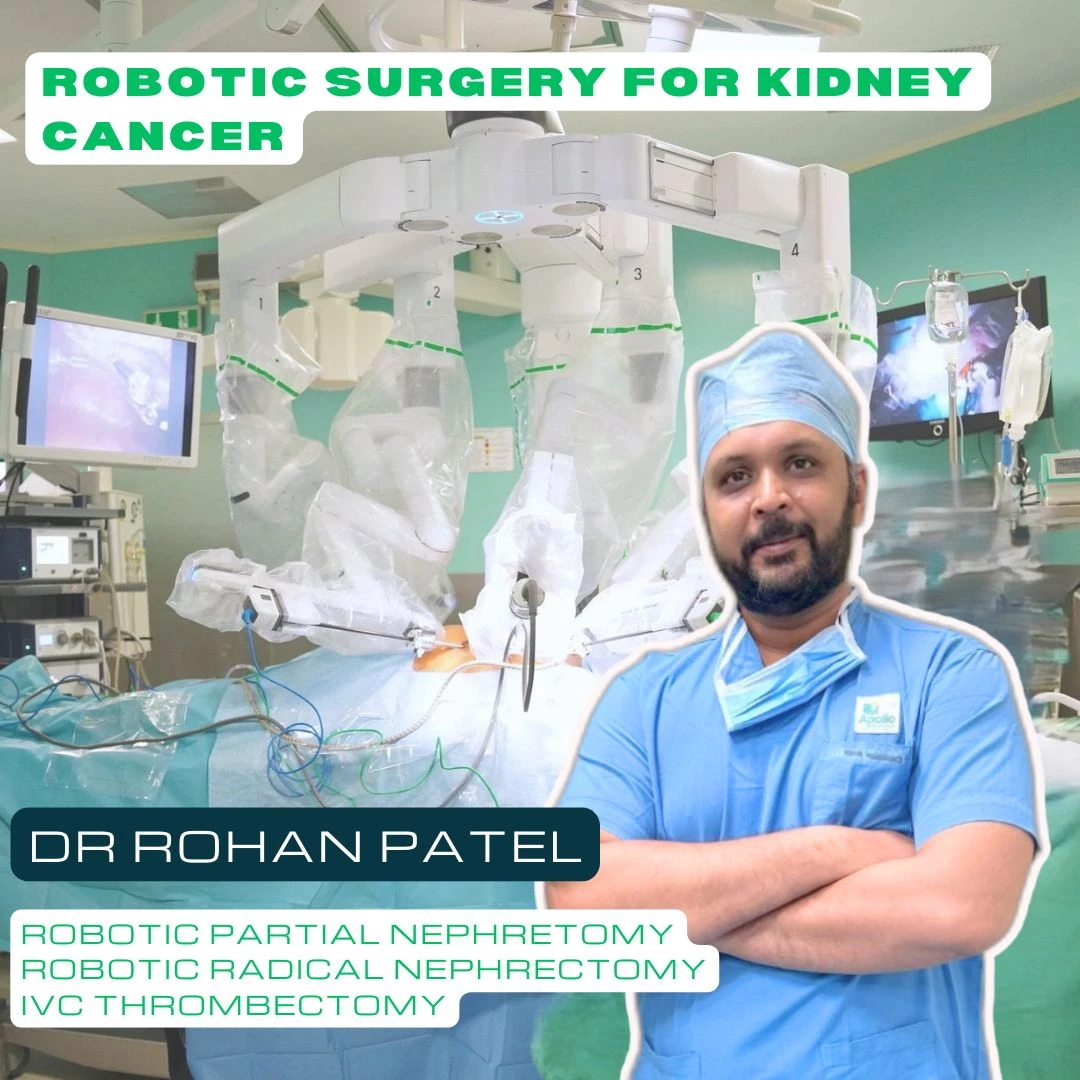 Best hospital for Robotic surgery for Kidney Cancer in Ahmedabad and India