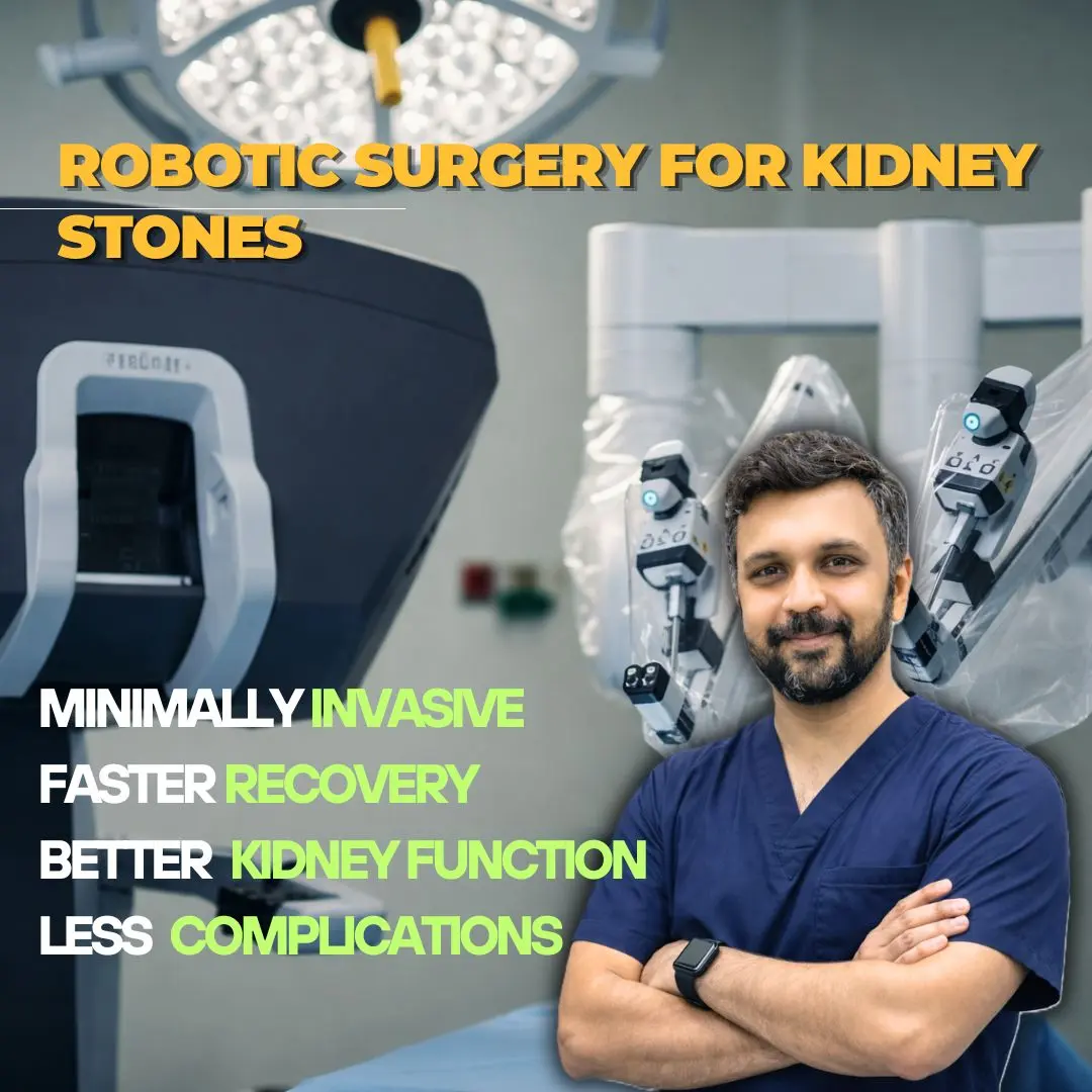 best robotic surgery for kidney stones in Ahmedabad, India. Dr Rohan Patel