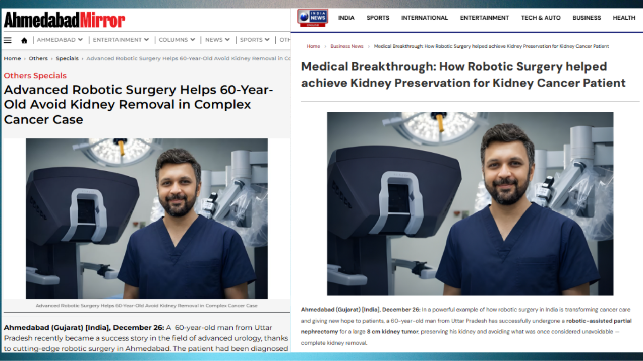  Dr Rohan Patel. Best Uro-oncologist in India.