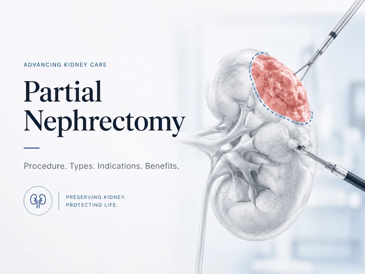 Partial Nephrectomy.Types, indications, and benefits 